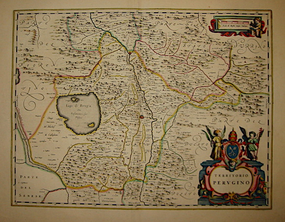Blaeu Willem Janszoon (1571-1638) Territorio perugino 1640 Amsterdam 